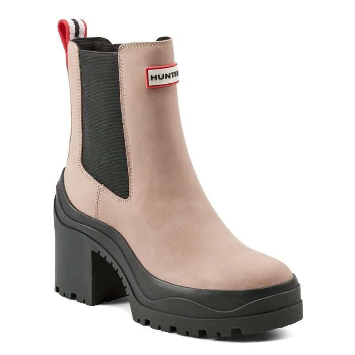 Women Short and Ankle Boots Hunter Boots Miana Heeled Waterproof Chelsea Boots Medium Natural Women Short and Ankle Boots Hunter Boots Miana Heeled Waterproof Chelsea Boots Medium Natural