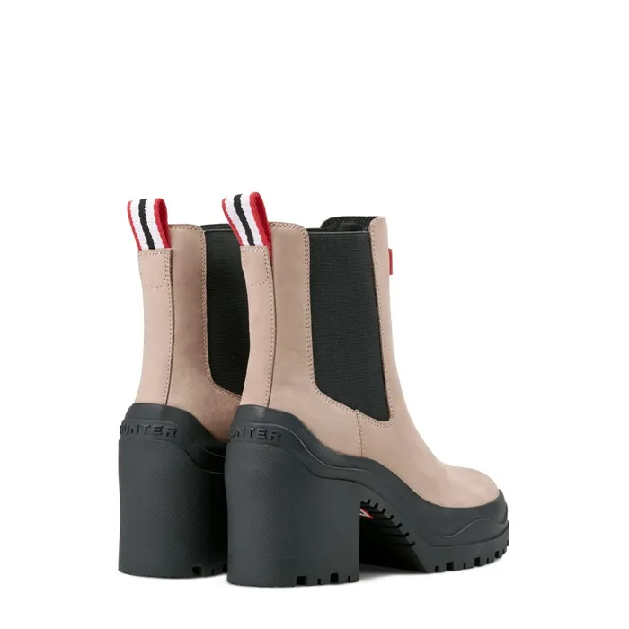 Women Short and Ankle Boots Hunter Boots Miana Heeled Waterproof Chelsea Boots Medium Natural Women Short and Ankle Boots Hunter Boots Miana Heeled Waterproof Chelsea Boots Medium Natural