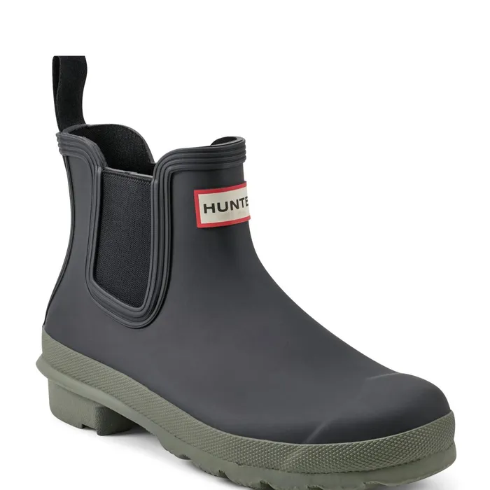 Women Short and Ankle Boots Hunter Boots Original Chelsea Boots Blackgreen Women Short and Ankle Boots Hunter Boots Original Chelsea Boots Blackgreen