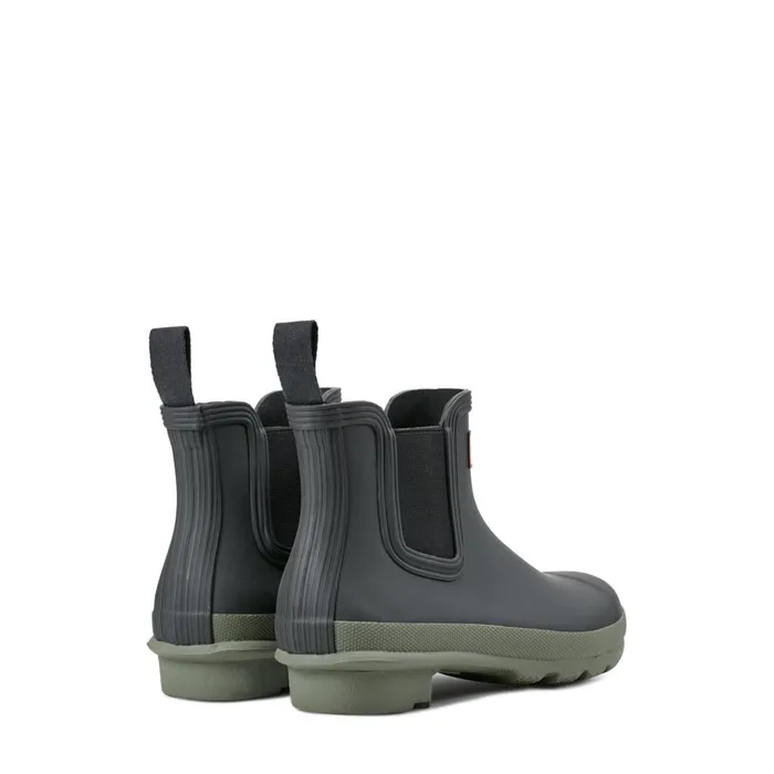 Women Short and Ankle Boots Hunter Boots Original Chelsea Boots Blackgreen Women Short and Ankle Boots Hunter Boots Original Chelsea Boots Blackgreen