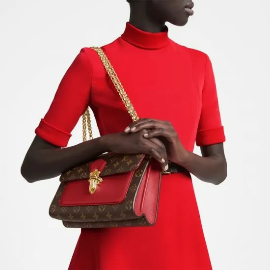 Women Shoulder and Totes Louis Vuitton Louis Vuitton Victoire Cherry M41731 Black M41730 Burgundy M41732 8211 Louis Vuitton Handbag Store