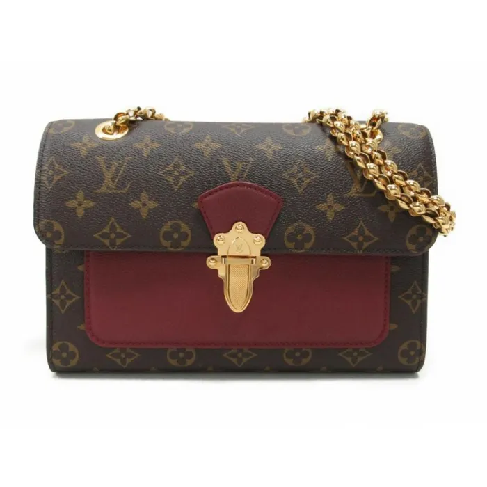 Women Shoulder and Totes Louis Vuitton Louis Vuitton Victoire Cherry M41731 Black M41730 Burgundy M41732 8211 Louis Vuitton Handbag Store