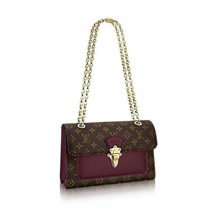 Women Shoulder and Totes Louis Vuitton Louis Vuitton Victoire Cherry M41731 Black M41730 Burgundy M41732 8211 Louis Vuitton Handbag Store