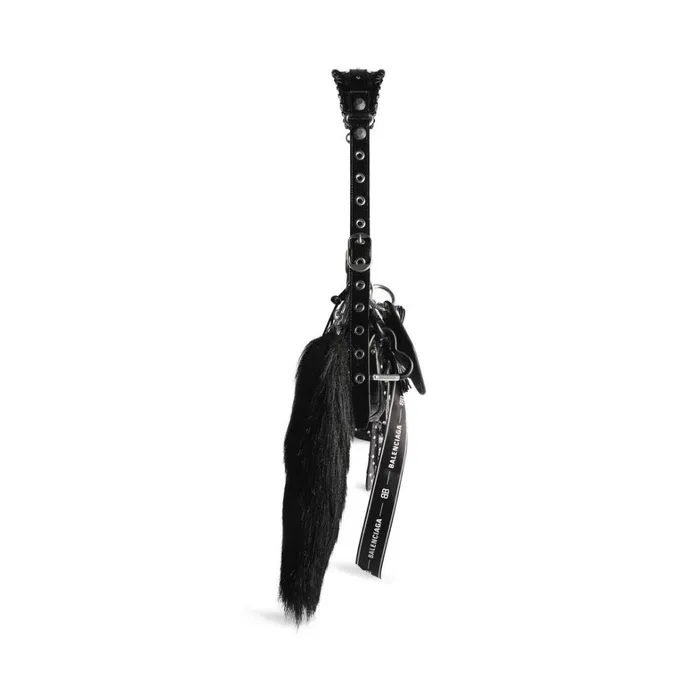 Women Shoulder Bags Balenciaga Le Cagole Collector Xs Shoulder Bag With Rhinestones In Black
