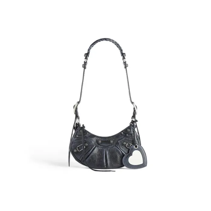 Women Shoulder Bags Balenciaga Le Cagole Xs Shoulder Bag Dirty Effect In Black Women Shoulder Bags Balenciaga Le Cagole Xs Shoulder Bag Dirty Effect In Black