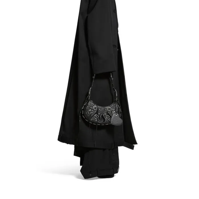 Women Shoulder Bags Balenciaga Le Cagole Xs Shoulder Bag With Buckles In Black