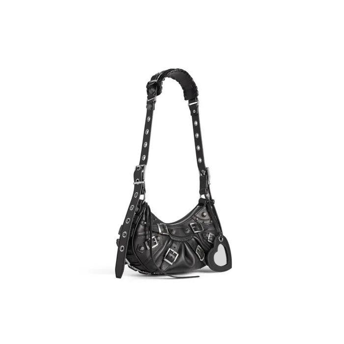 Women Shoulder Bags Balenciaga Le Cagole Xs Shoulder Bag With Buckles In Black