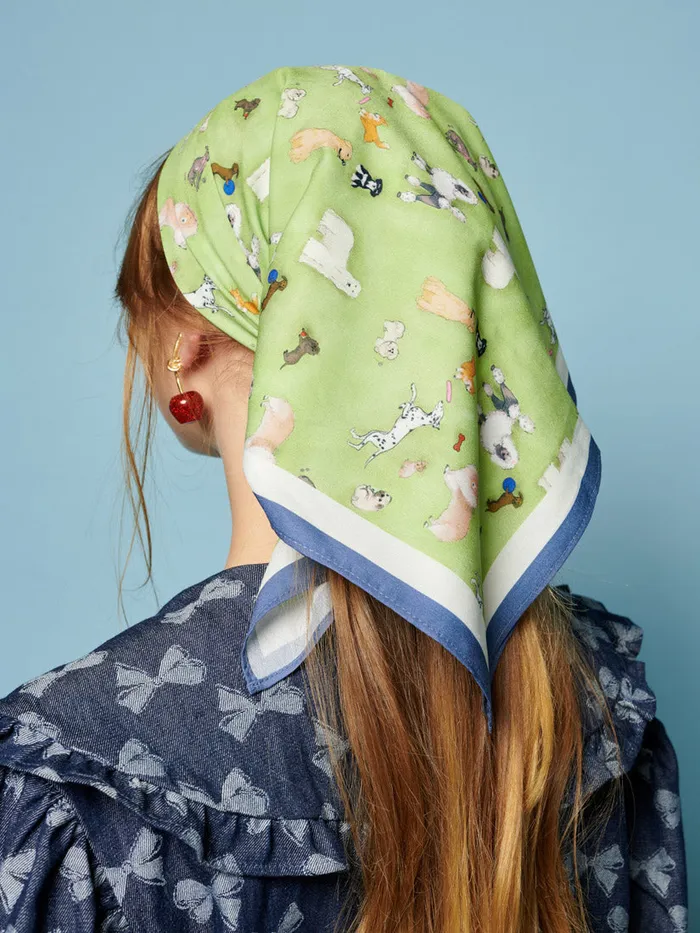 Women Sister Jane Companions Headscarf Greenery Green
