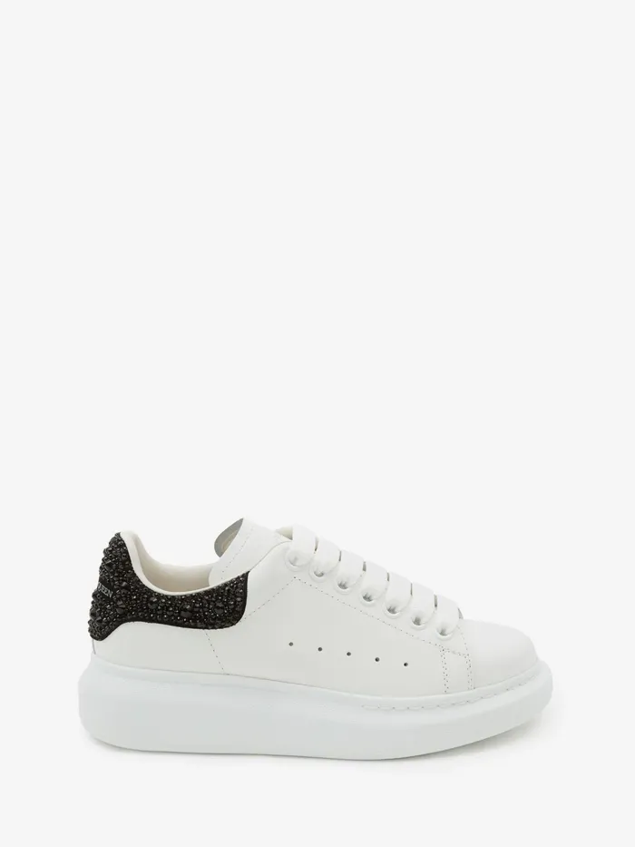 Women Sneakers Alexander McQueen Oversized Sneaker Whitejet Black