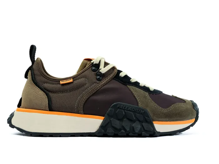 Women Sneakers PALLADIUM TROOP RUNNER Olive Nightblack