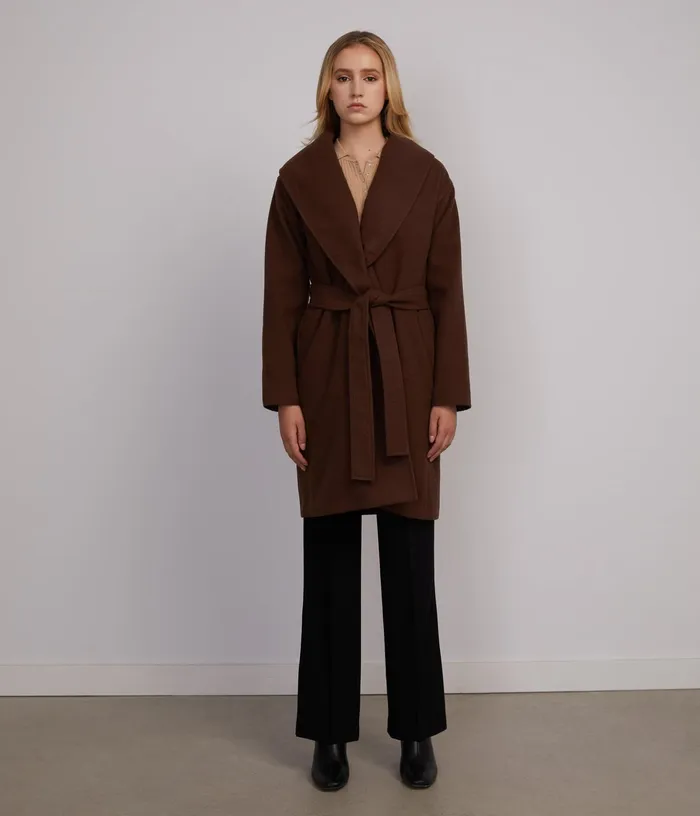 Women Sohee Vegan Coat Chestnut Matt and Nat Jackets