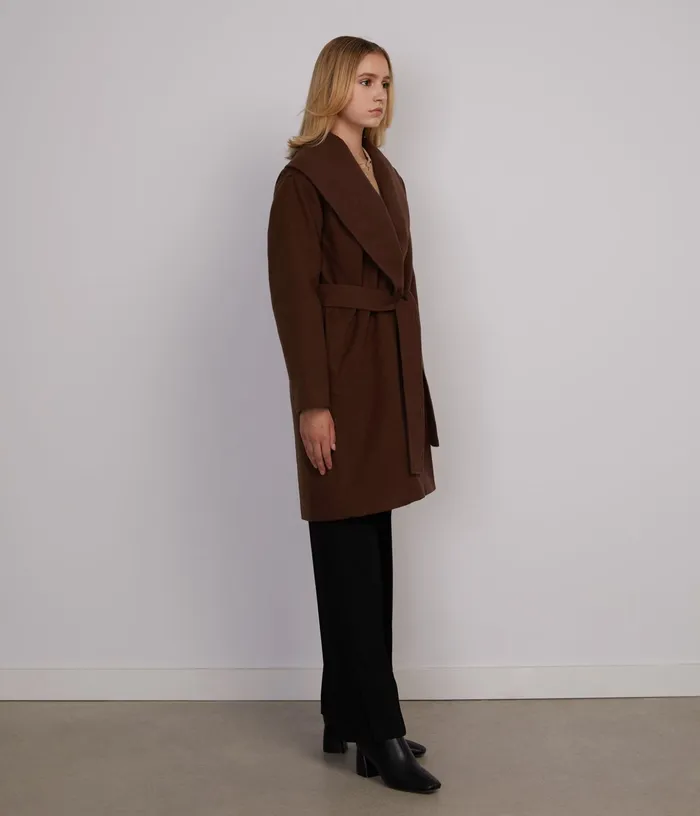 Women Sohee Vegan Coat Chestnut Matt and Nat Jackets