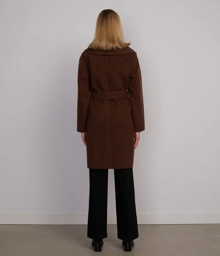 Women Sohee Vegan Coat Chestnut Matt and Nat Jackets