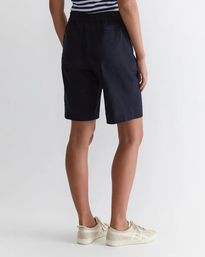 Women Sportscraft Shorts Rosa Linen Short Classic Navy