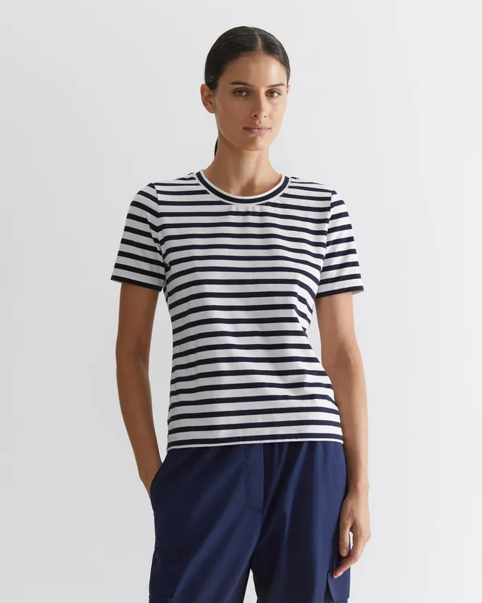 Women Sportscraft Tops and Tees The Perfect TShirt Navywhite