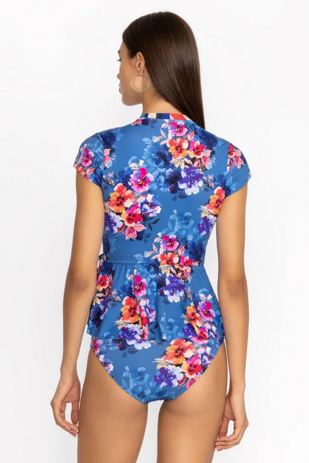 Women SUMMER DAYS HIPSTER BOTTOM Summer Days blue Johnny Was Swim and Resort Women SUMMER DAYS HIPSTER BOTTOM Summer Days blue Johnny Was Swim and Resort