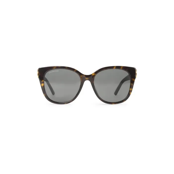 Women Sunglasses Balenciaga Dynasty Cat Sunglasses In Dark Havana