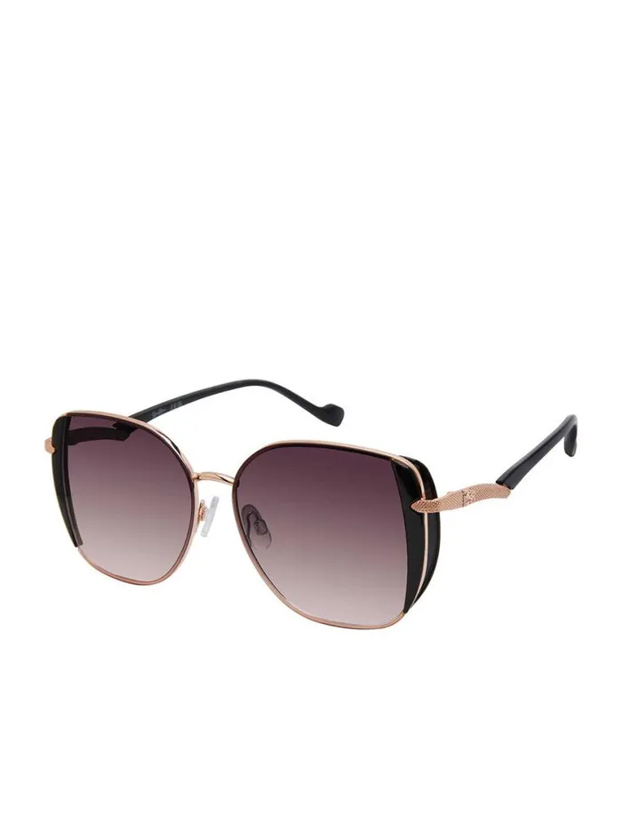 Women Sunglasses Jessica Simpson Metal Shield Butterfly Sunglasses In Rose Gold Women Sunglasses Jessica Simpson Metal Shield Butterfly Sunglasses In Rose Gold