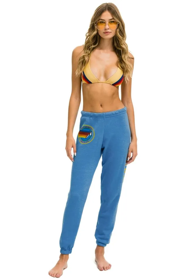 Women Sweatpants Aviator Nation Sweatpants 8211 Cobalt