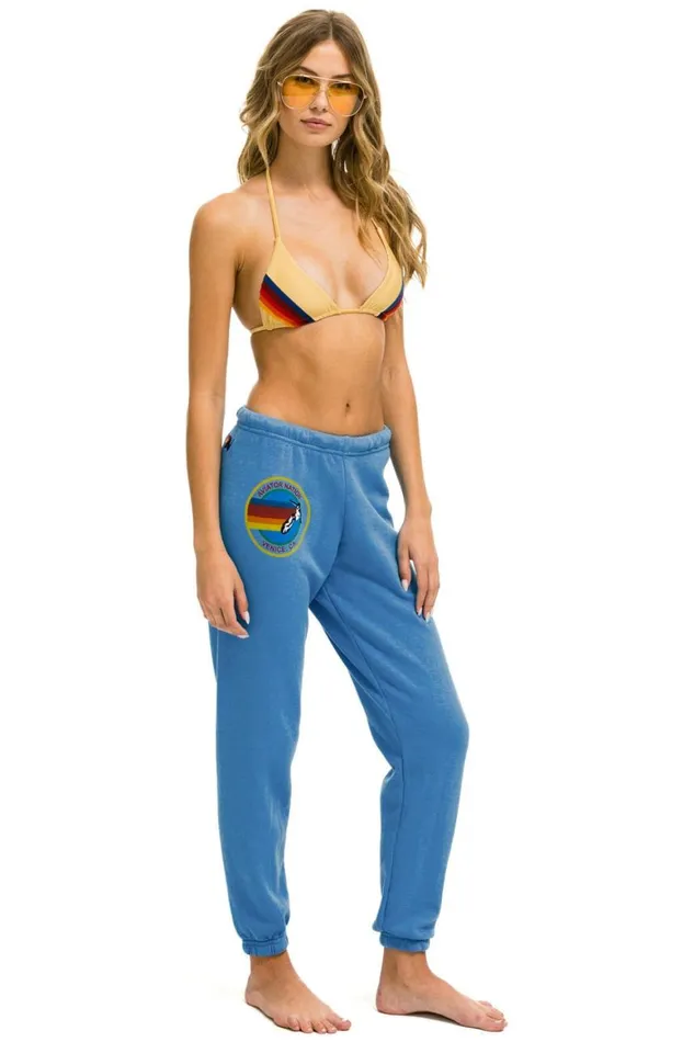 Women Sweatpants Aviator Nation Sweatpants 8211 Cobalt