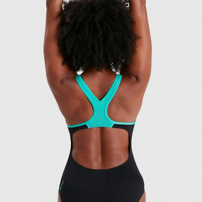Women Swimming Costumes Speedo Women039s Placement Laneback Swimsuit BlackBlue Women Swimming Costumes Speedo Women039s Placement Laneback Swimsuit BlackBlue