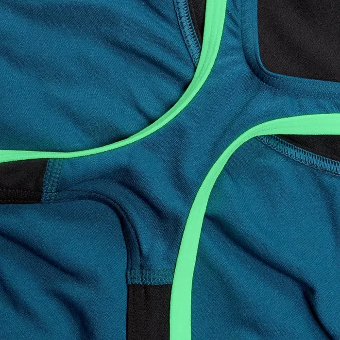 Women Swimming Costumes Speedo Women039s Placement Laneback Swimsuit BlackTeal Women Swimming Costumes Speedo Women039s Placement Laneback Swimsuit BlackTeal