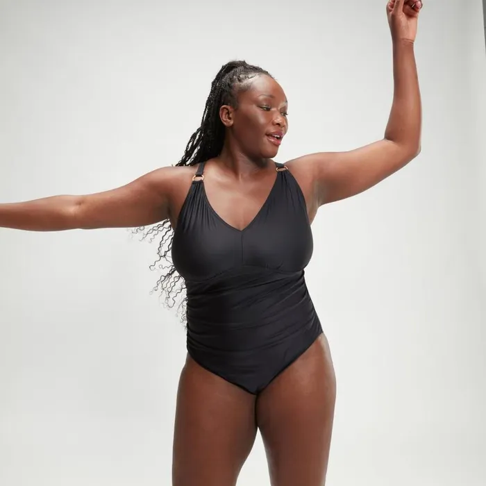 Women Swimming Costumes Speedo Women039s Plus Size Shaping V Neck Swimsuit Black Women Swimming Costumes Speedo Women039s Plus Size Shaping V Neck Swimsuit Black