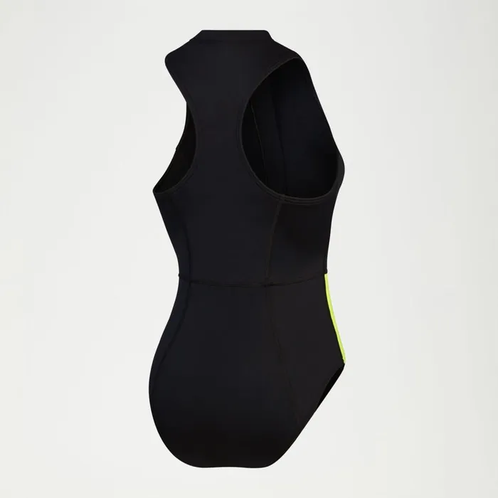 Women Swimming Costumes Speedo Women039s Sleeveless Thermal Swimsuit BlackYellow Women Swimming Costumes Speedo Women039s Sleeveless Thermal Swimsuit BlackYellow