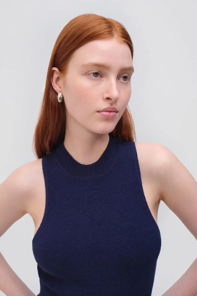 Women Tatyana Top Midnight Jonathan Simkhai Knitwear