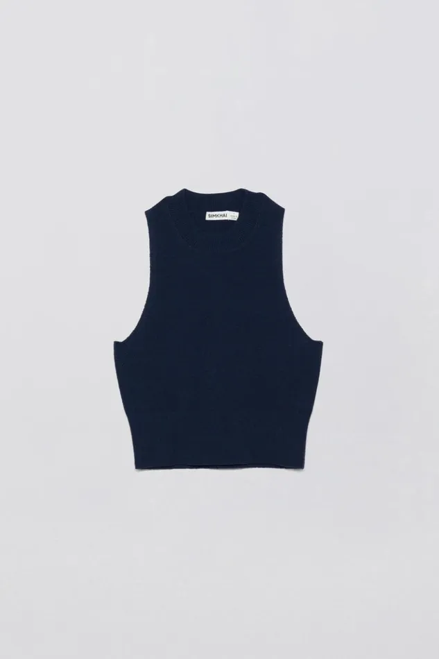 Women Tatyana Top Midnight Jonathan Simkhai Knitwear