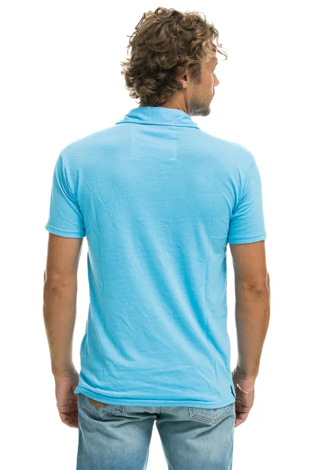 Women Tees Aviator Nation Polo 8211 Sky
