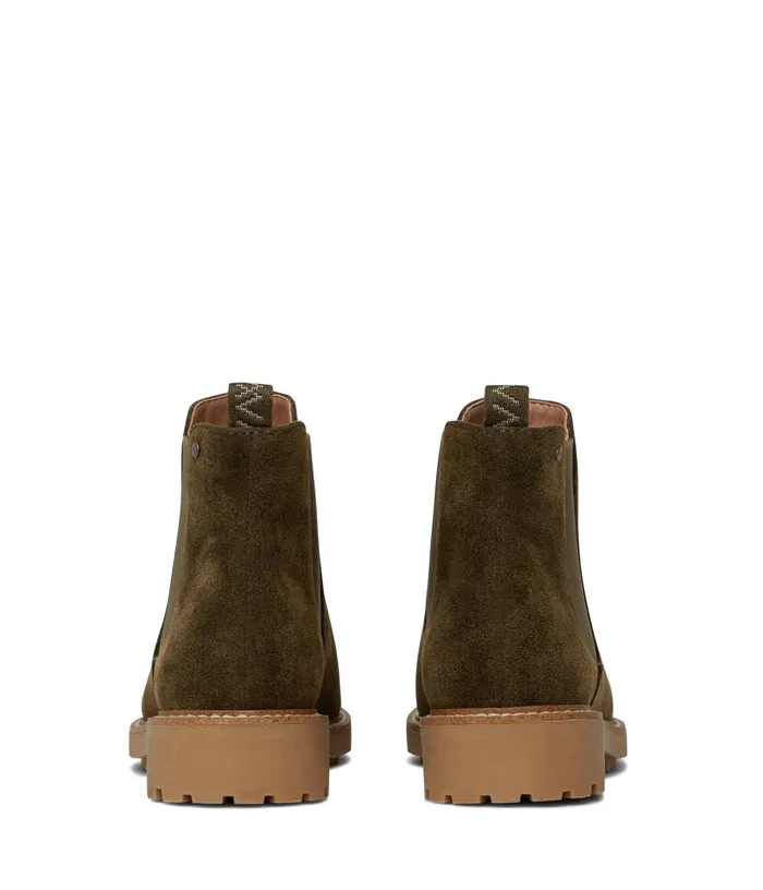 Women Tokio Vegan Chelsea Boots Olive Matt and Nat Boots
