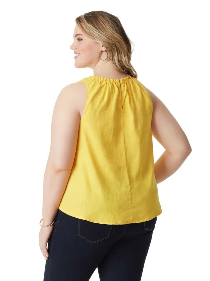 Women Tops and Tees Jessica Simpson Dorris Tank In Solar Power
