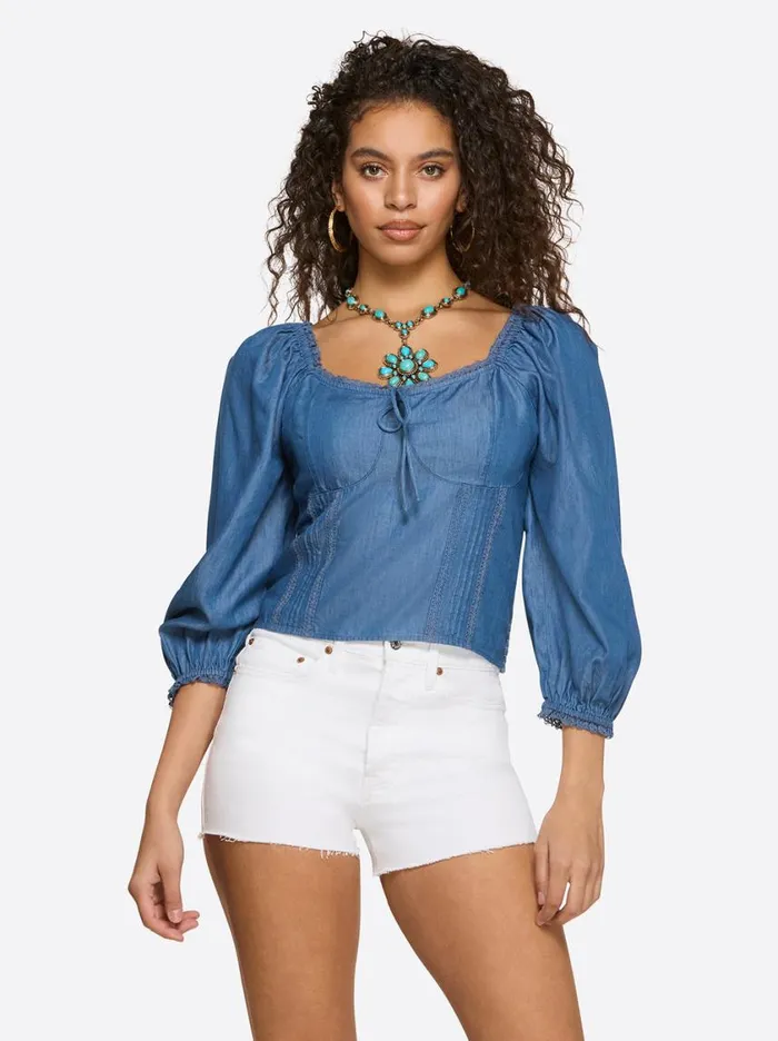 Women Tops and Tees Jessica Simpson Illona Bustier Top In Premium