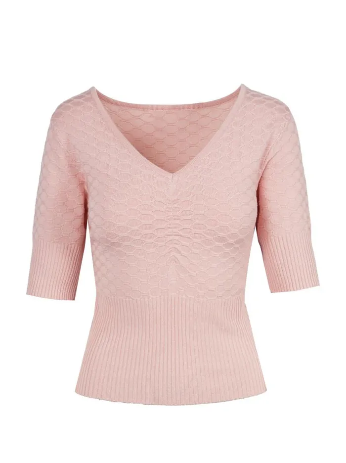 Women Tops and Tees Jessica Simpson Imani Top In Silver Pink