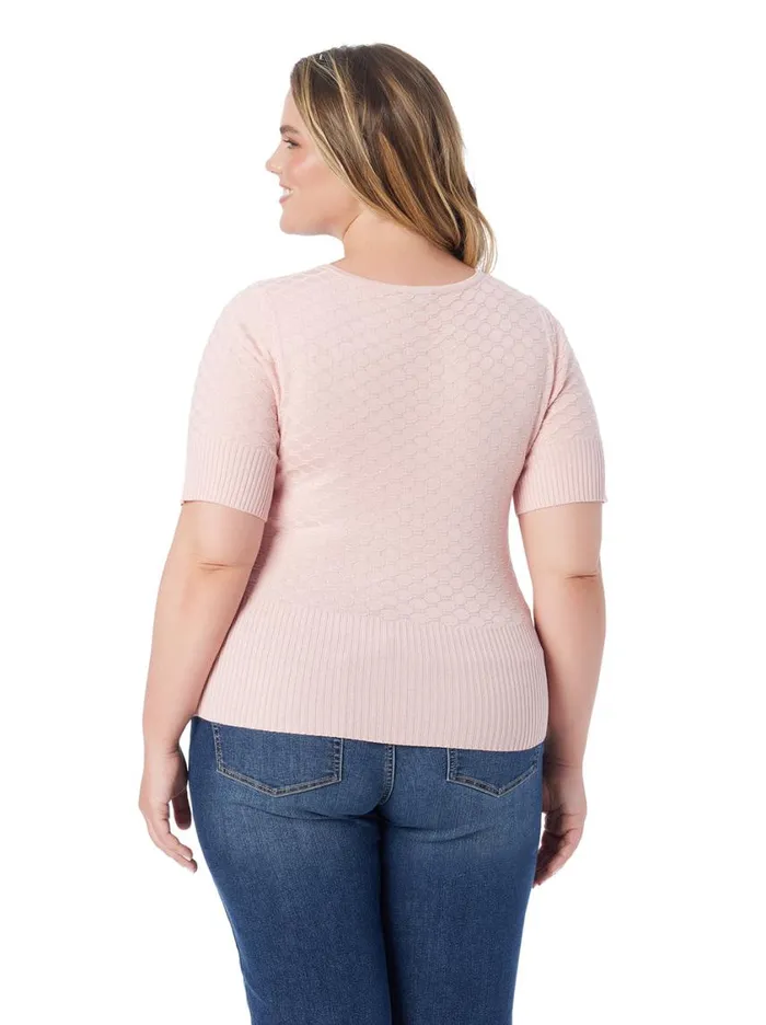 Women Tops and Tees Jessica Simpson Imani Top In Silver Pink