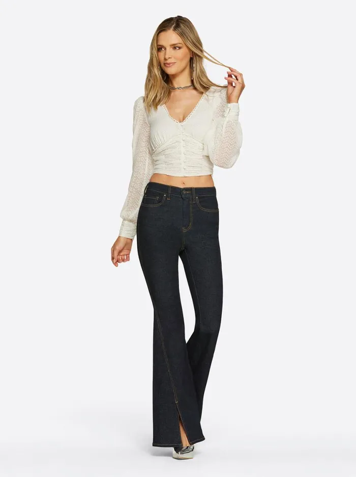 Women Tops and Tees Jessica Simpson Larira Shirt In Gardenia