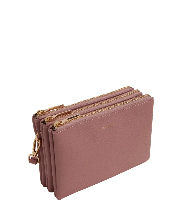 Women Triplet Vegan Crossbody Bag 8211 Purity Rose Matt and Nat Crossbody