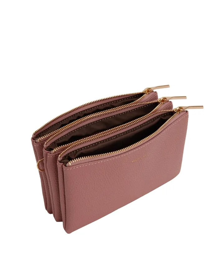 Women Triplet Vegan Crossbody Bag 8211 Purity Rose Matt and Nat Crossbody