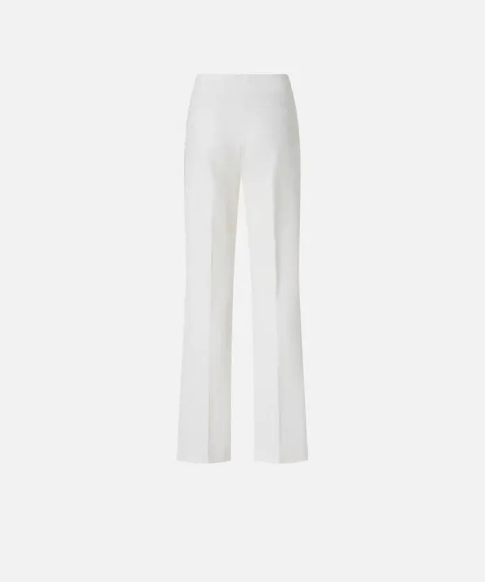 Women Trousers Pinko Elegant Highwaisted Flared Trousers Snow White Women Trousers Pinko Elegant Highwaisted Flared Trousers Snow White
