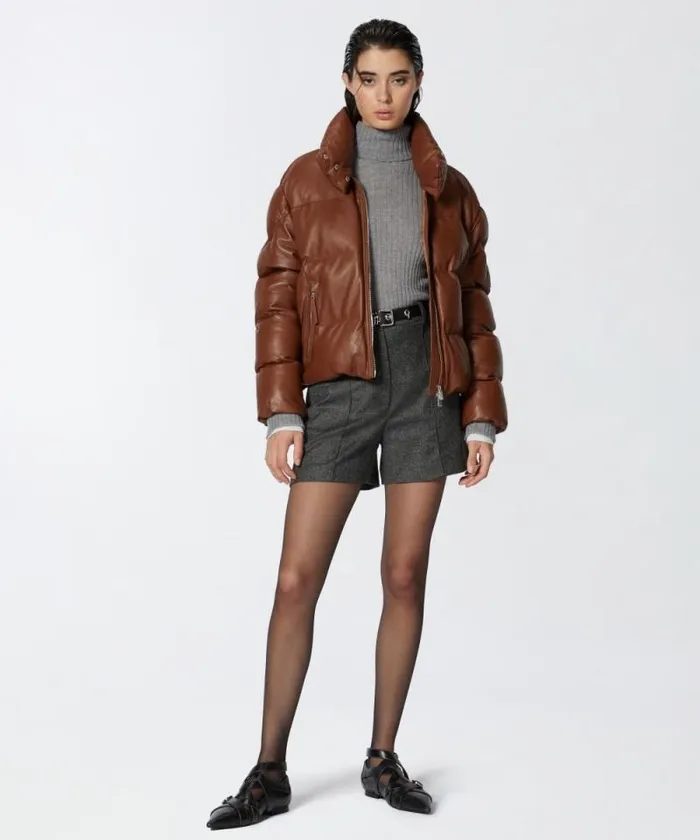 Women Trousers Pinko Textured Tailored Shorts Blackgrey