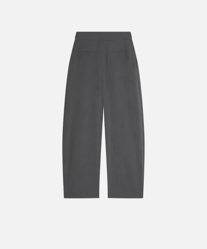 Women Trousers Pinko Wideleg Tailored Trousers With Darts Excalibur Grey Women Trousers Pinko Wideleg Tailored Trousers With Darts Excalibur Grey