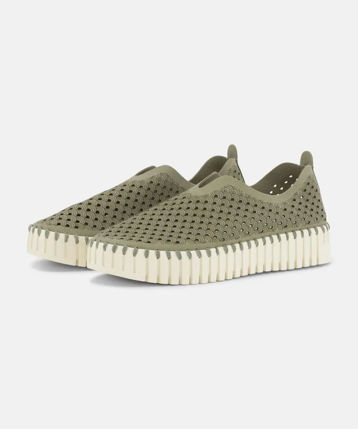 Women Tulip Flats Ilse Jacobsen Flats 8211 Army Women Tulip Flats Ilse Jacobsen Flats 8211 Army