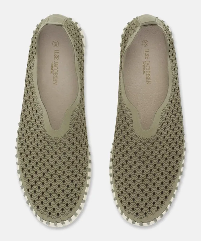 Women Tulip Flats Ilse Jacobsen Flats 8211 Army Women Tulip Flats Ilse Jacobsen Flats 8211 Army