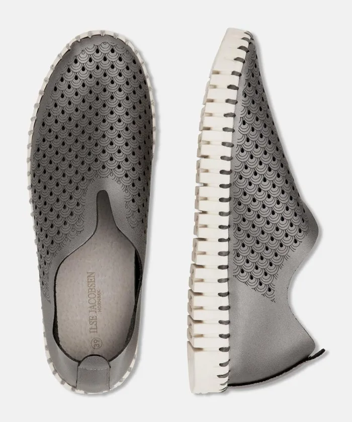 Women Tulip Flats Ilse Jacobsen Flats 8211 Gun Metal Women Tulip Flats Ilse Jacobsen Flats 8211 Gun Metal