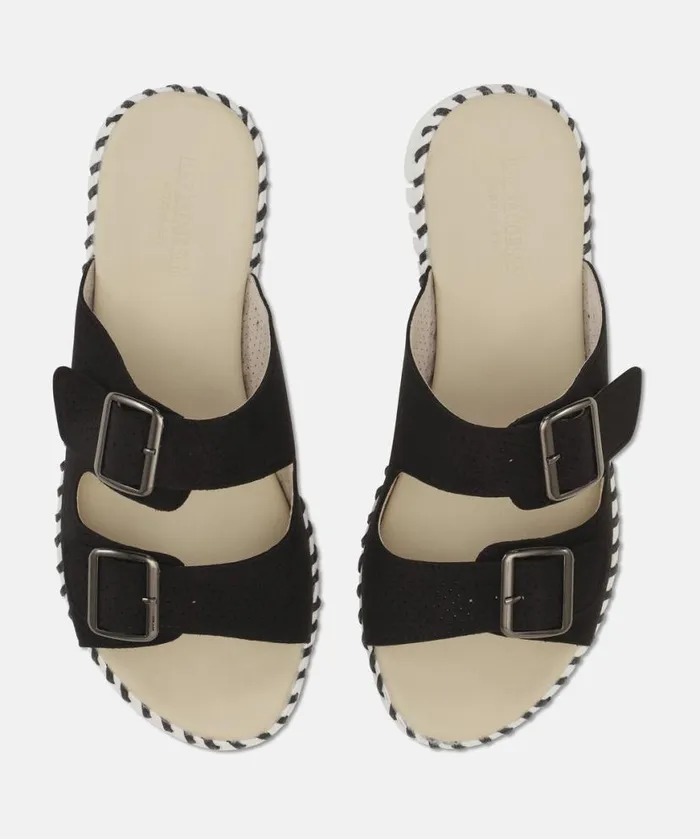 Women Tulip Flats Ilse Jacobsen Sandals 8211 Black Women Tulip Flats Ilse Jacobsen Sandals 8211 Black