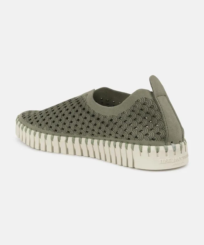 Women Tulip Flats Ilse Jacobsen Tulip SlipIn 8211 Army Women Tulip Flats Ilse Jacobsen Tulip SlipIn 8211 Army