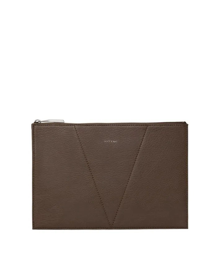 Women Via Vegan Pouch Bag 8211 Dwell Chestnut Matt and Nat Travel