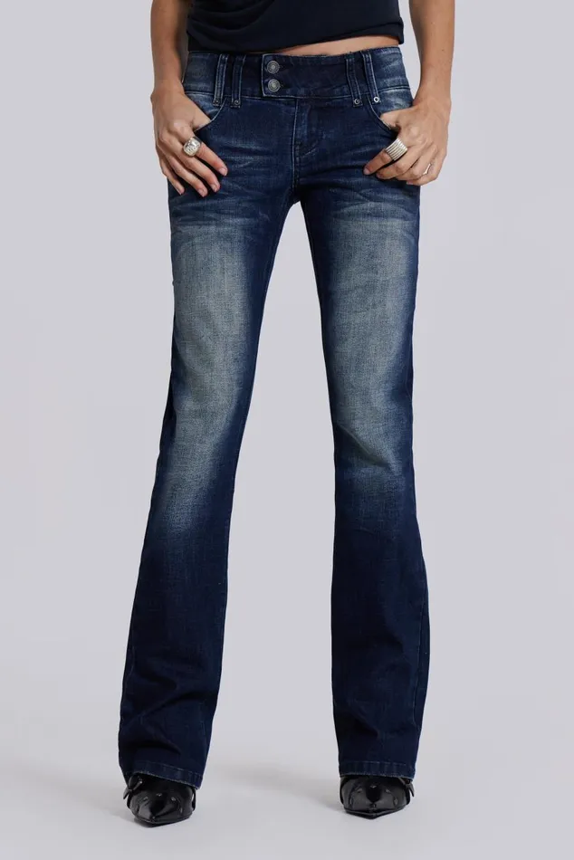 Women Vintage Blue Thirteen Jeans Jaded London Jeans