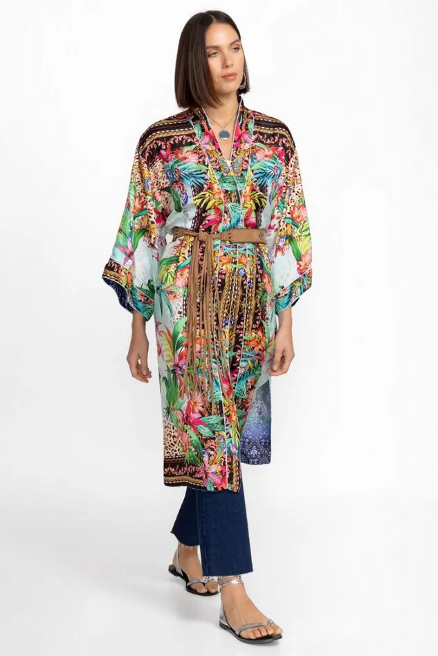 Women YMERIAH KIMONO Coopera Scarf Print Johnny Was Kimonos